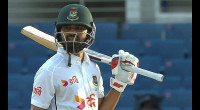 Shadman hits fifty, West Indies drop 3 catches on rain-truncated day 1